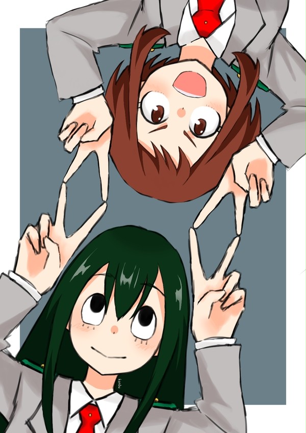 梅雨ちゃん&お茶子ちゃん