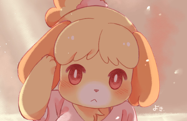 寝起きっぽい しずえちゃん