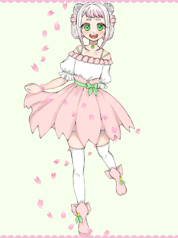 桜の擬人化