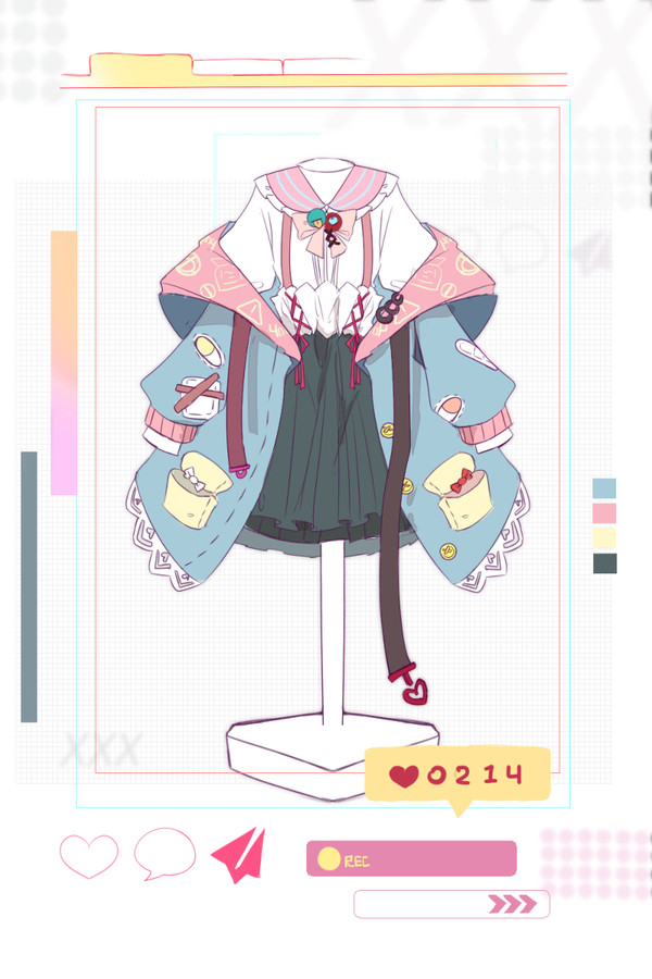 🍭📚🎲キャライメージ服的なやつ