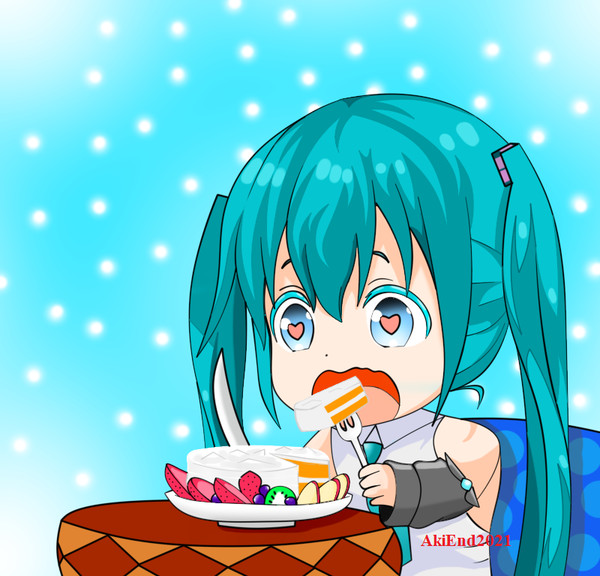 Miku n Cake