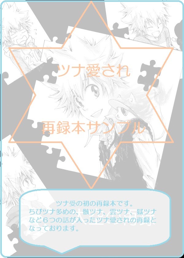 【腐】ツナ受再録本サンプル。
