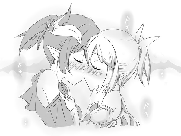 Girl kiss girl