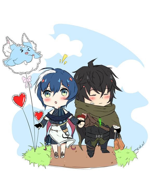 Cerise & Pavel Chibi