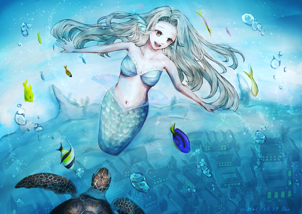 海中散歩🧜‍♀️🐢