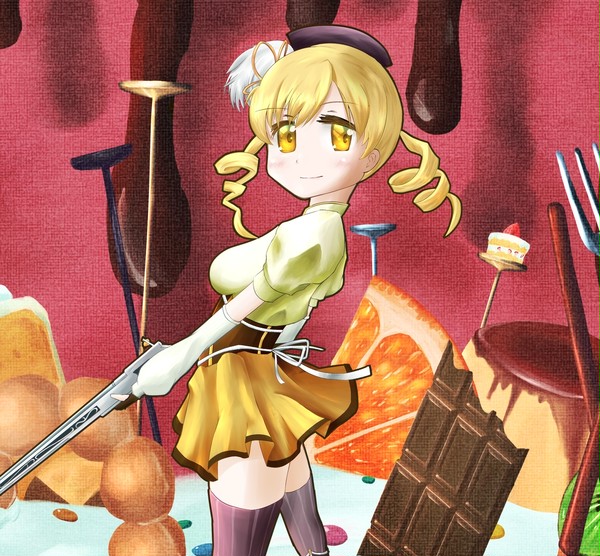 マミさん in お菓子の魔女の結界