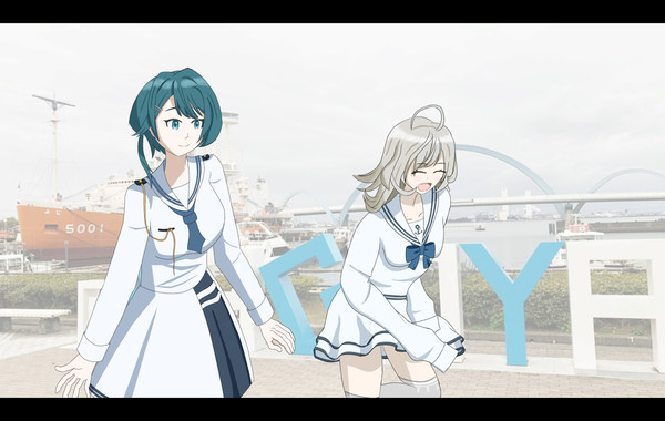 「またおっきい水たまりー」