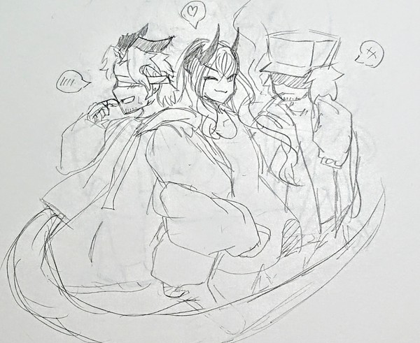 オリキャラとFNFの推し達。