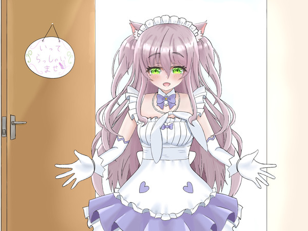 猫田ぺぺろ1周年記念絵