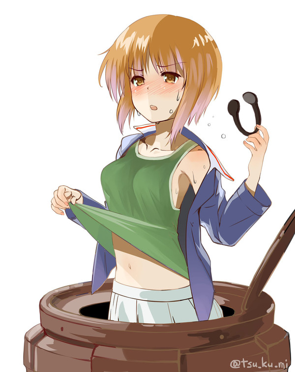 「あーあづーぅい…」 あまりの暑さに耐えられなくなったみぽりん