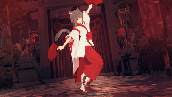 Greyy the miko neko