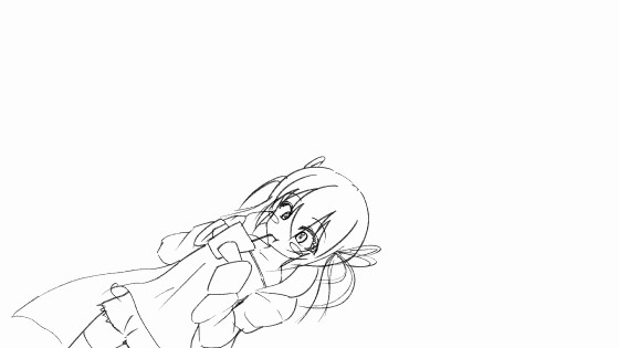 急成長落書きGIF（星川入江）