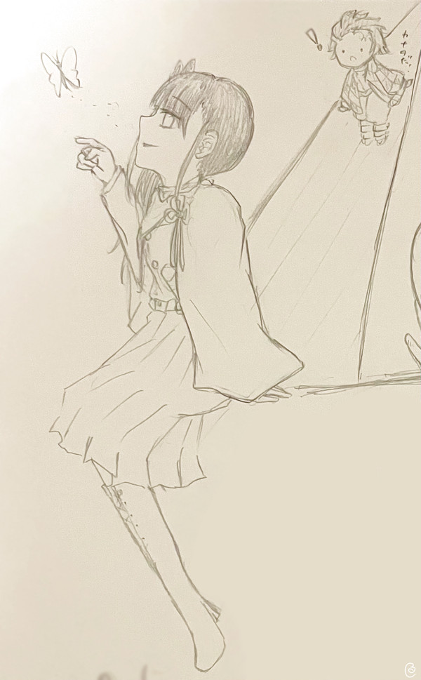 くしゃみするカナヲちゃん