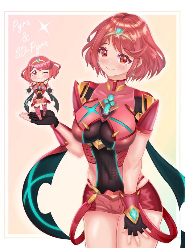 ちびホムちゃんとホムラちゃん