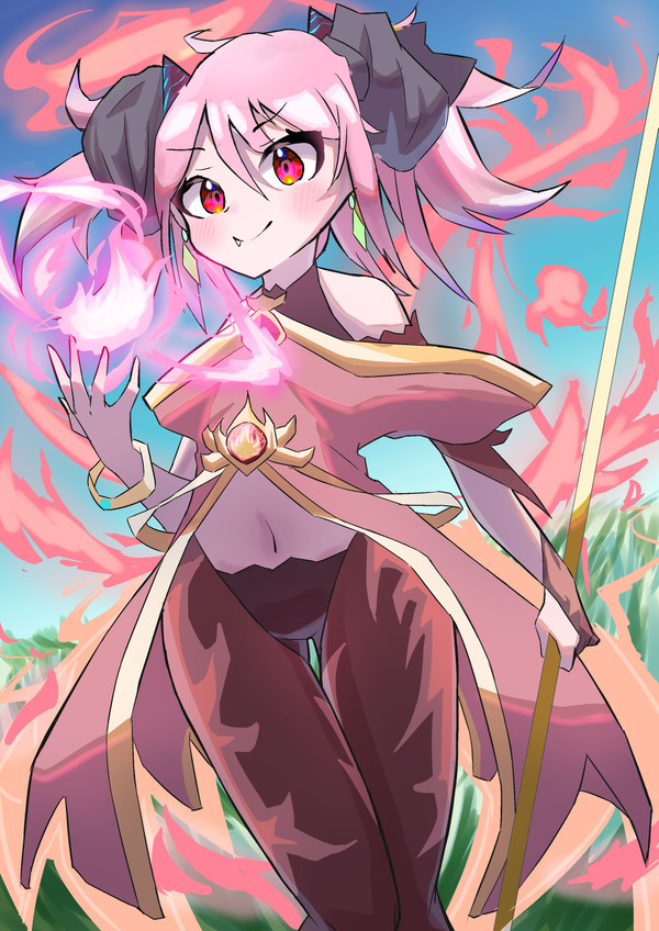 천재 마족 마법사 엘리스!! {天才魔族魔法使いエリス}