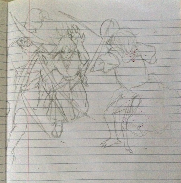 “Katana” sketches
