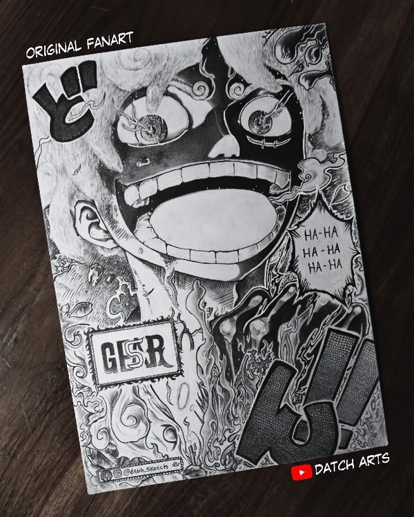 LUFFY GEAR 5 -  FANART by me 😁
