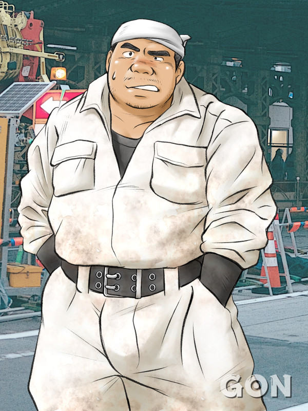 作業服の男