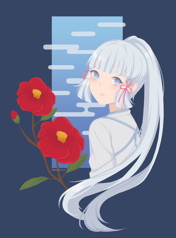 blooming tsubaki