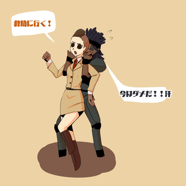 この2人可愛すぎてつらい落書き
