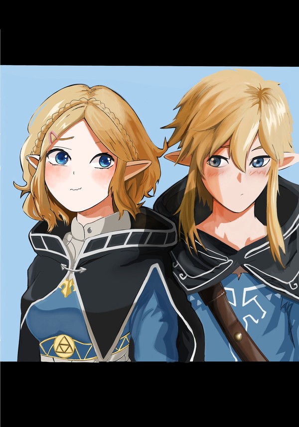 照れる2人