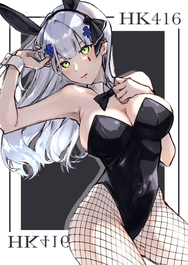 黒バニー416