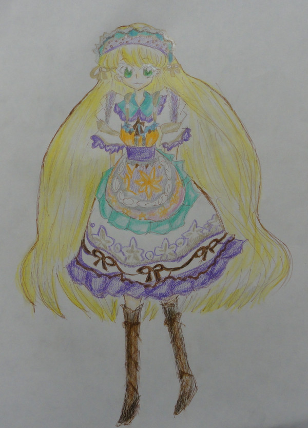 金髪の子
