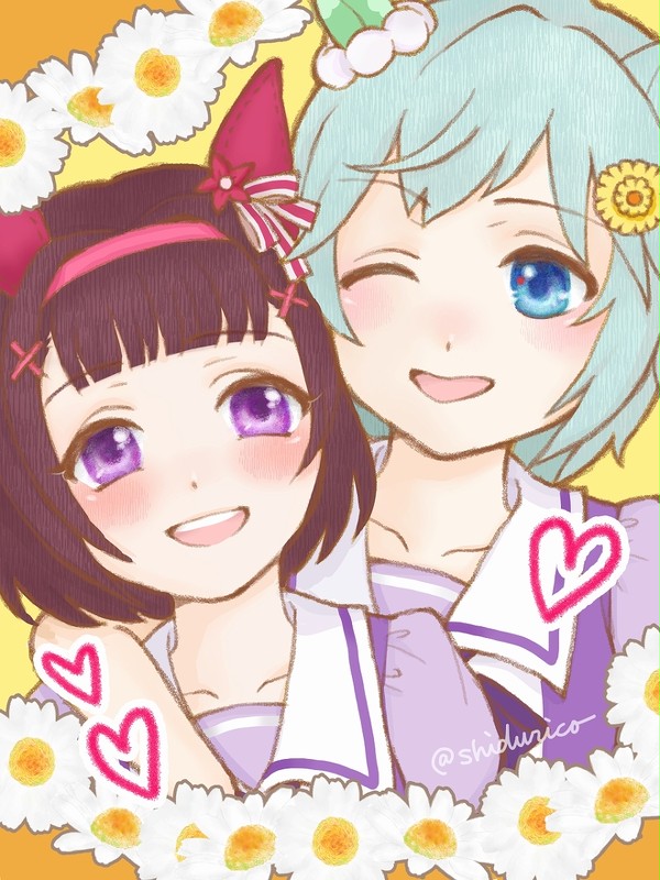 笑顔の花咲く