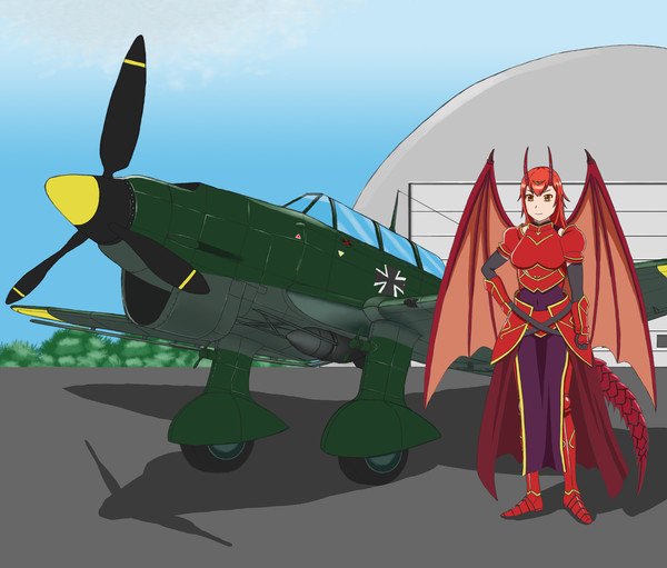 Carla with JU87