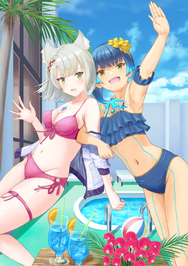ミオちゃんとセナちゃん