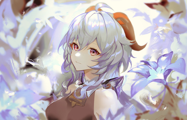 透明な花