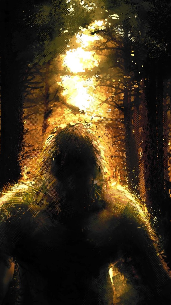 something among the trees