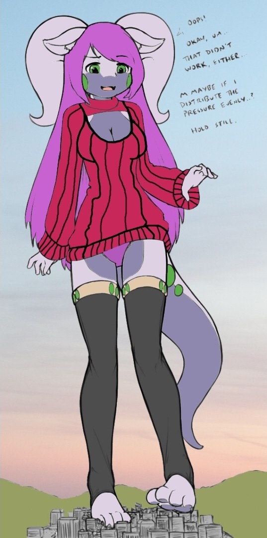 Gabby Tramples Gently - Coloured