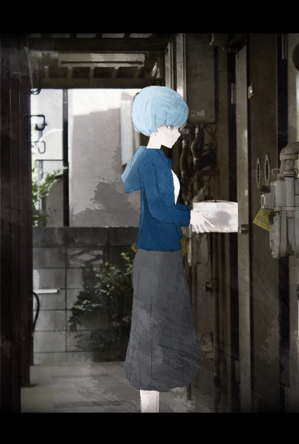 青髪少女、異世界生活の始まり