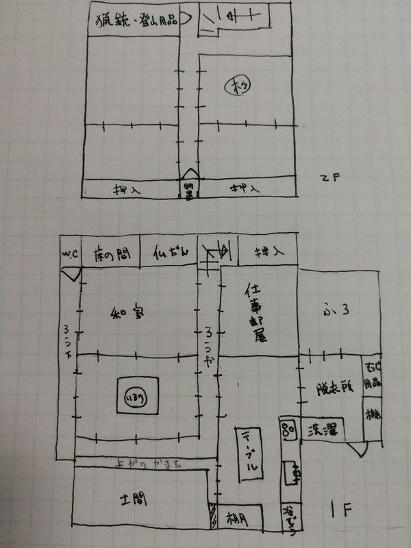 欠けた羽と優しい手の間取り図