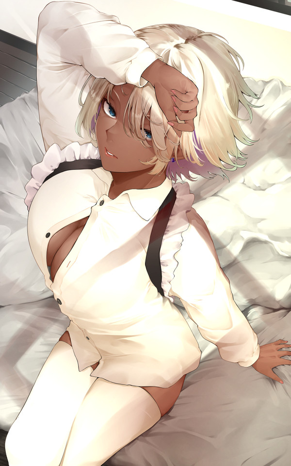 褐色メイドのモーニング