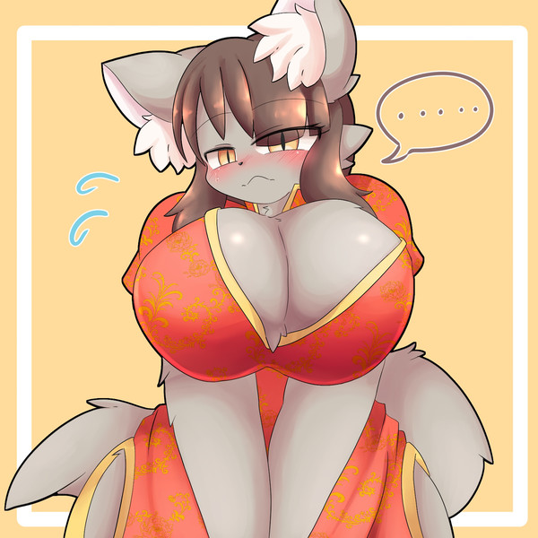 チベスナお姉ちゃん胸寄せてー!