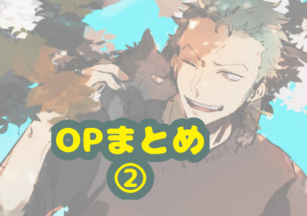 OPまとめ②(ゾ右)