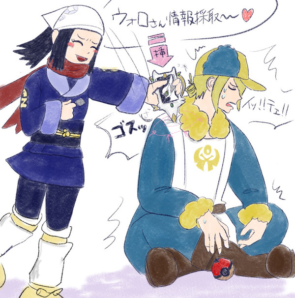 アルセウスフォンで情報採取