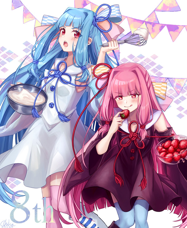 祝 琴葉姉妹８周年
