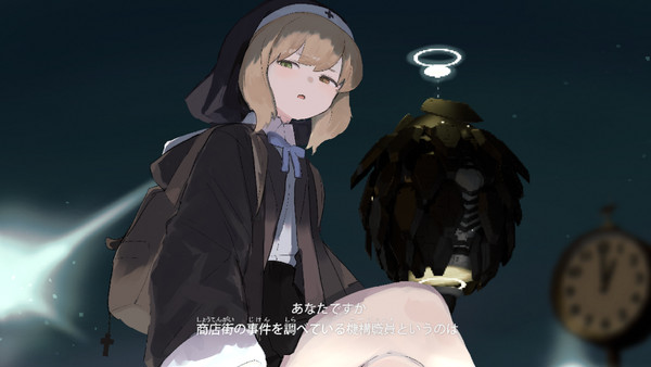 敵対組織の女の子の絵