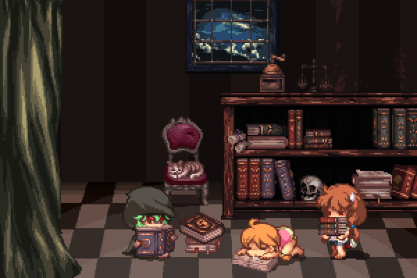 ドット絵_書庫にて