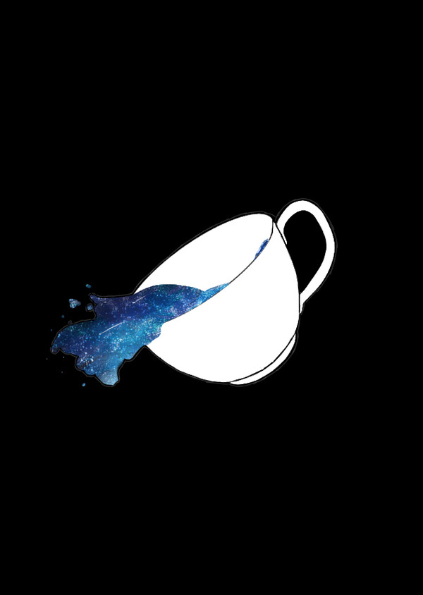 小説用フリー表紙 #1 星空コーヒー