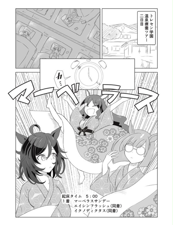 起床レースと大部屋身支度
