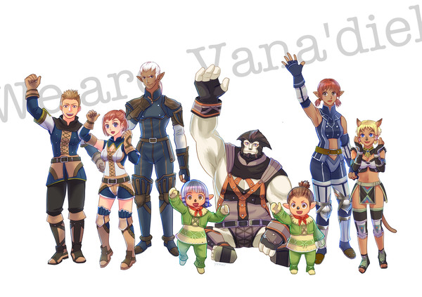 FF11祝20周年お祝い絵