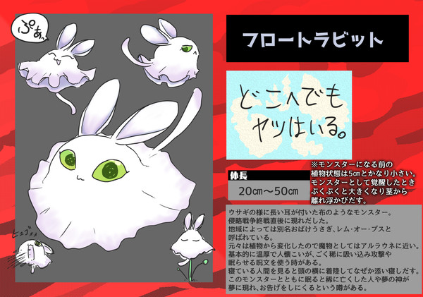 【C:B】フロートラビット&布アイテム【モンスター、アイテム】