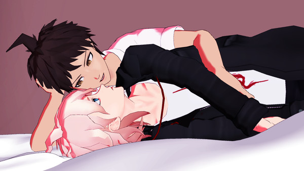 【MMD】日向と狛枝　お気に入り静止画➁