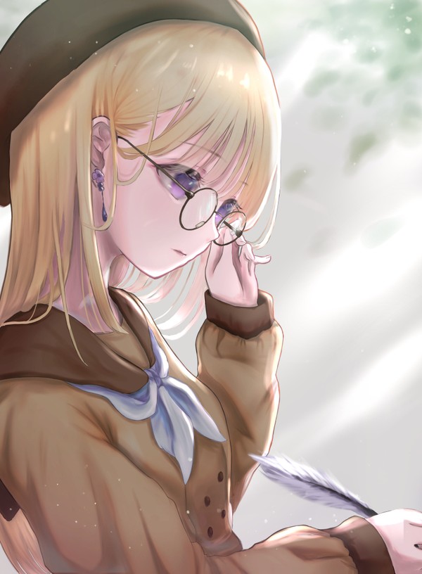 ある時だけ眼鏡をかける