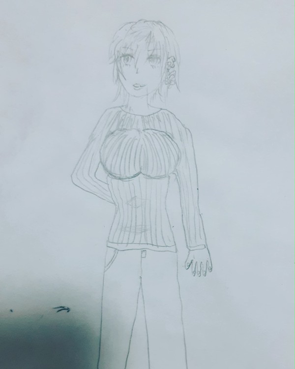 巨乳女性？