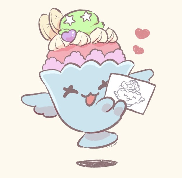 似顔絵描いてもらって嬉しいレシピッピ